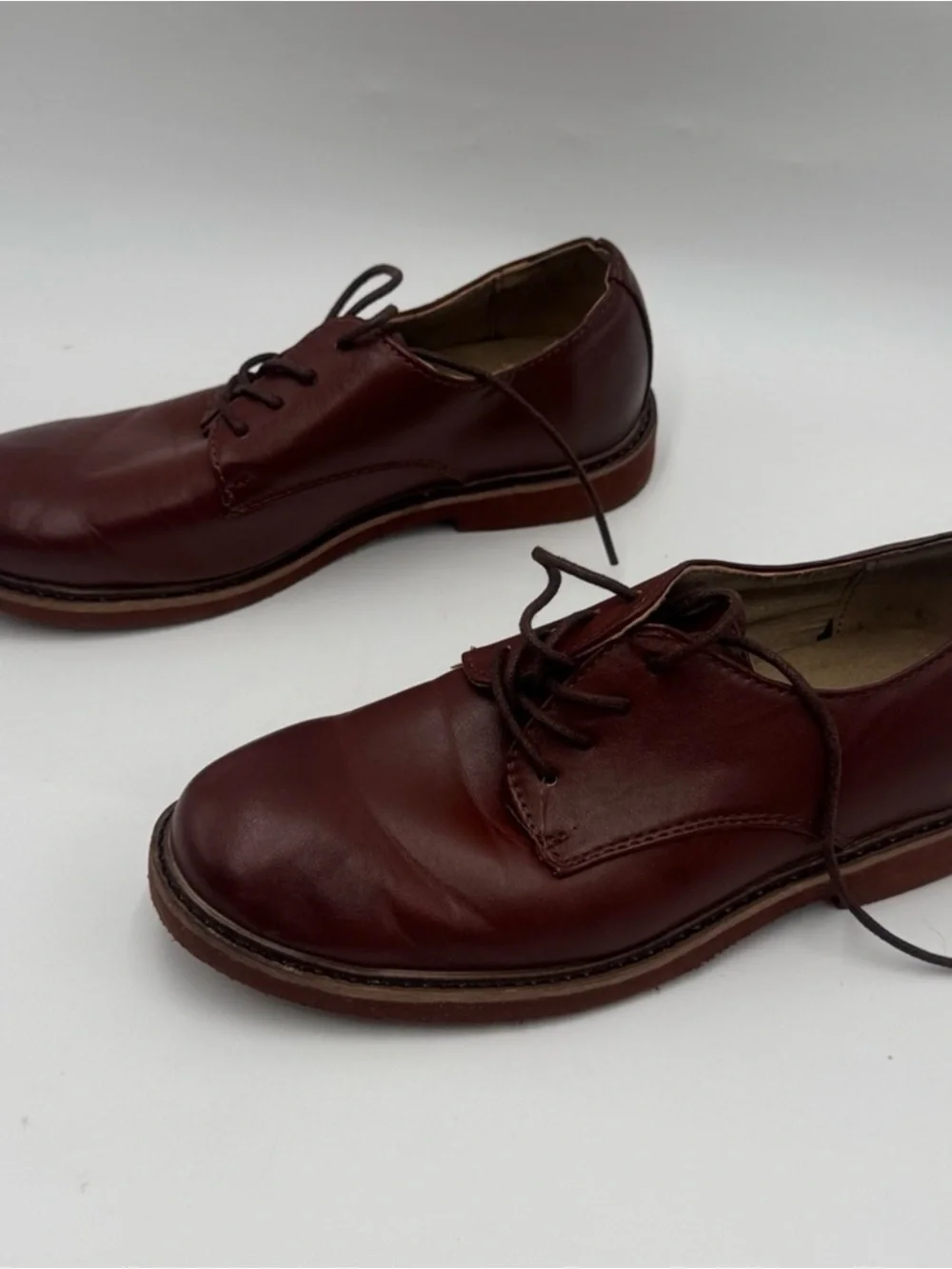 Deer Stags Men’s Brown Lace-Up Dress Shoes